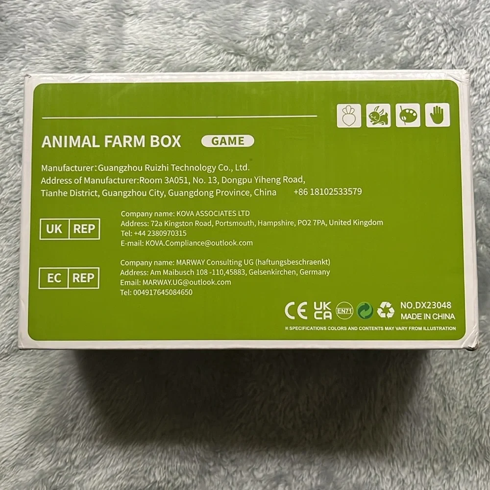 Wooden Animal Farm Box Kids Montessori Toy - Picture 2 of 6